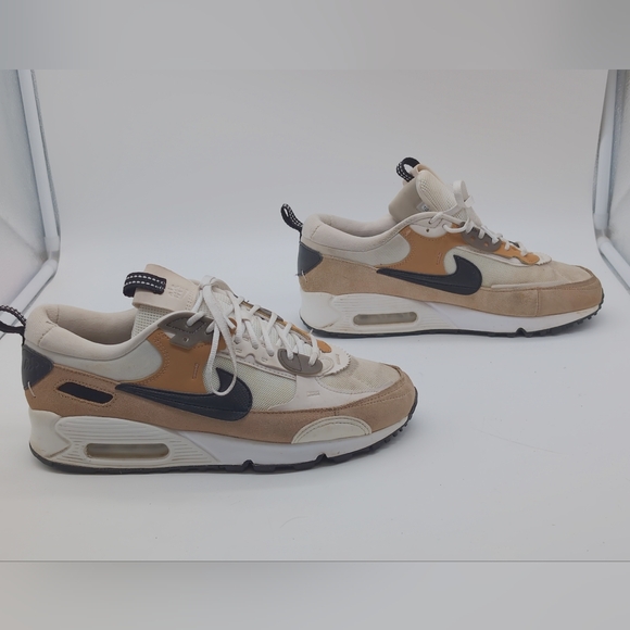Nike Air Max 90 Futura Tan DM9922-002 Sz 9.5 Women's Sneakers - Picture 5 of 8